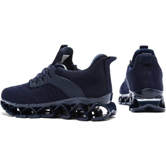 Men\'s Blue Casual Fashion Comfortable Non Slip Sport Trainer Athletic Shoes main image 6